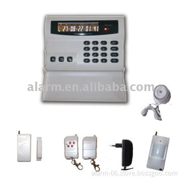 economical 99 zone LCD display home gsm alarm system